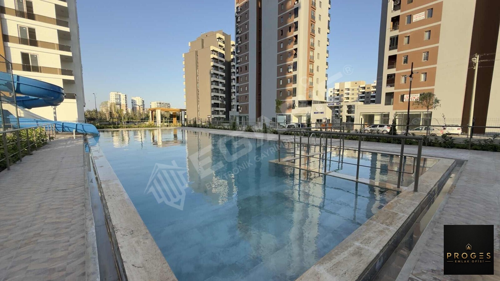 PROGES'TEN TECE'NİN YÜKSELEN BÖLGESİNDE HAVUZLU 1+1 SATILIK - 4
