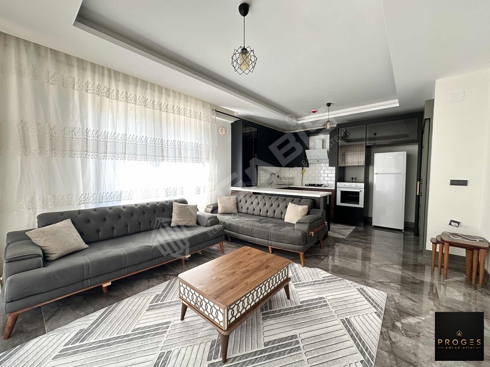 PROGES'TEN TECEDE EŞYALI SATILIK 2+1 DAİRE