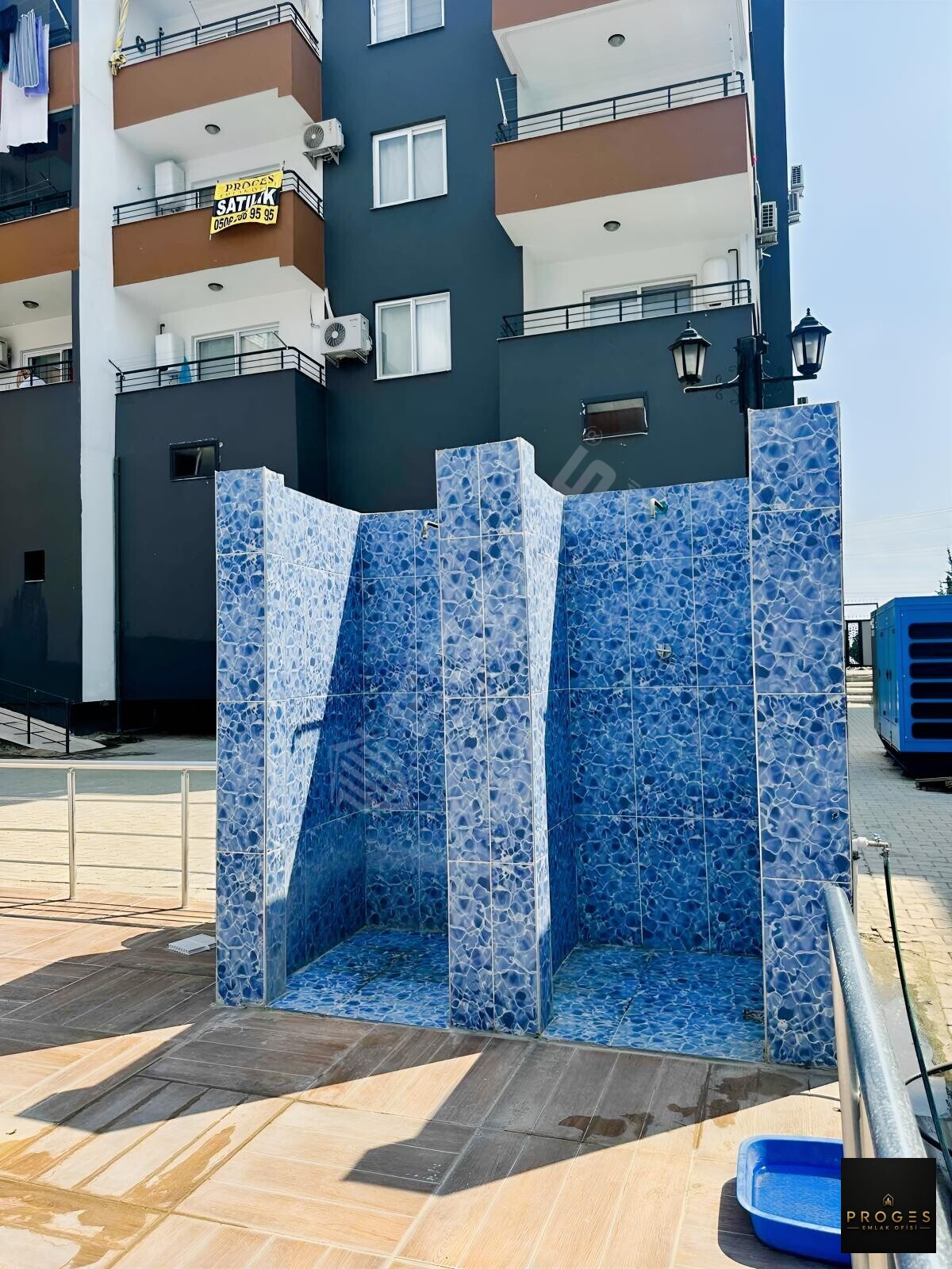 PROGES'TEN HAVUZ MANZARALI FULL EŞYALI KİRALIK 1+1 DAİRE - 5
