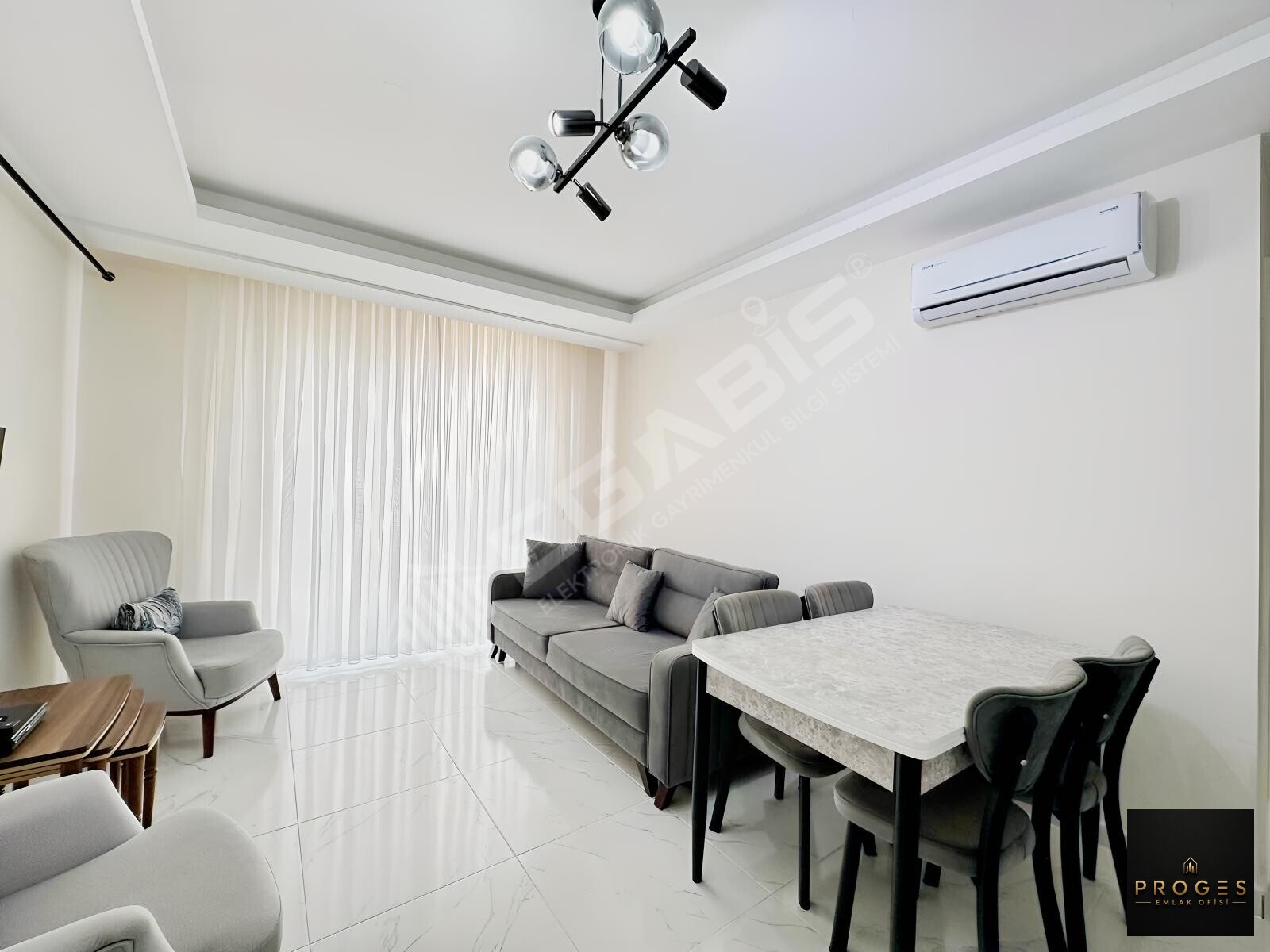 PROGES'TEN HAVUZ MANZARALI FULL EŞYALI KİRALIK 1+1 DAİRE - 13