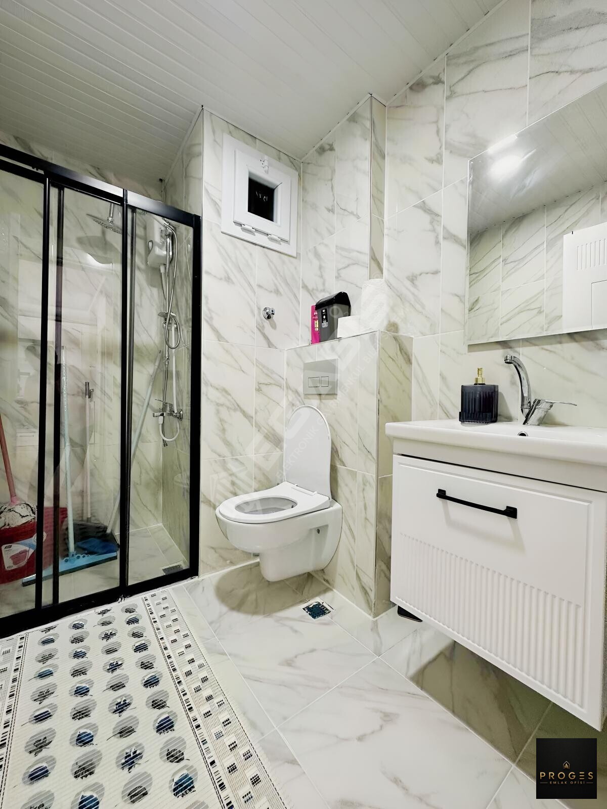 PROGES'TEN HAVUZ MANZARALI FULL EŞYALI KİRALIK 1+1 DAİRE - 14