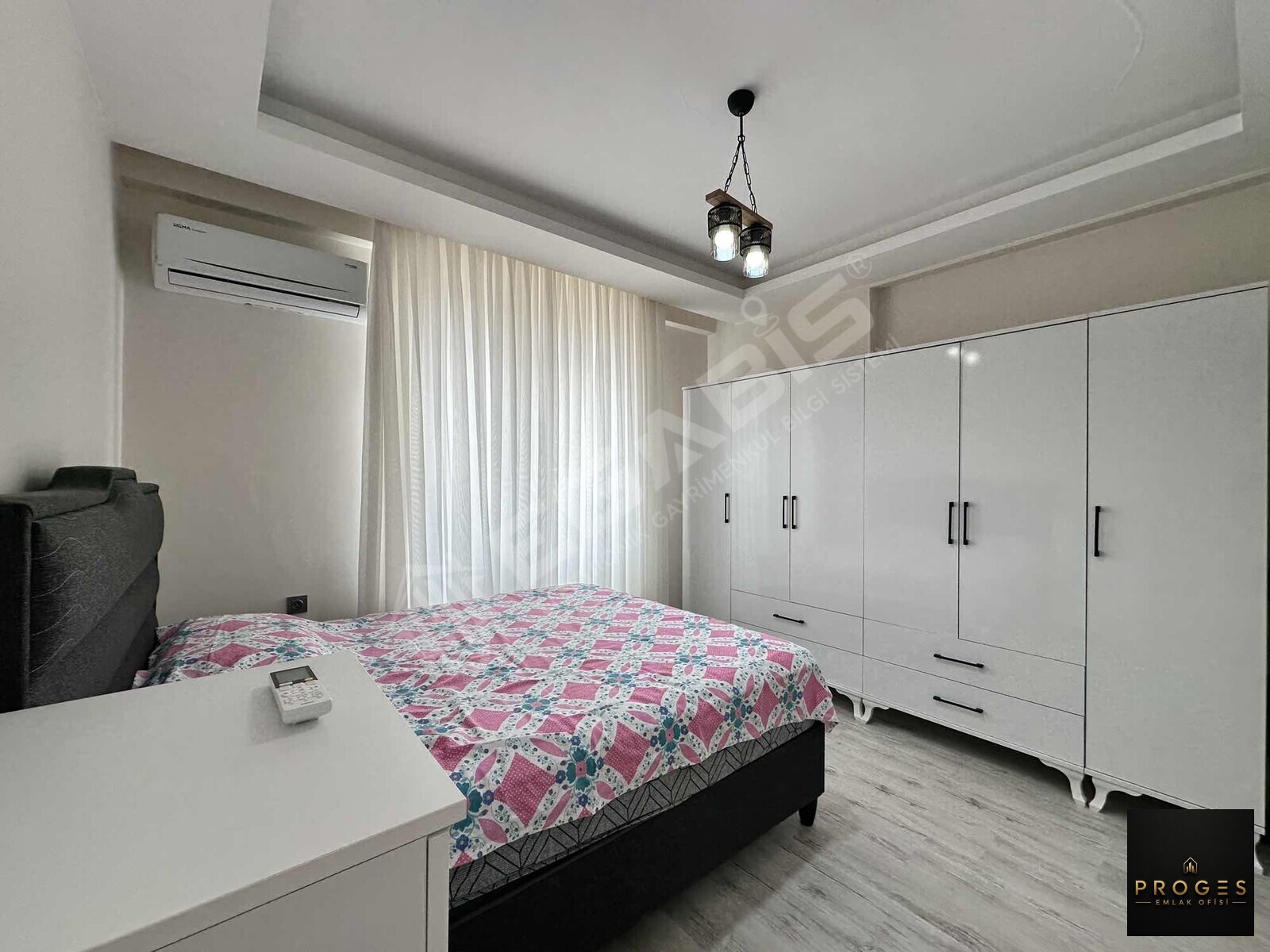 PROGES'TEN HAVUZ MANZARALI FULL EŞYALI KİRALIK 1+1 DAİRE - 16