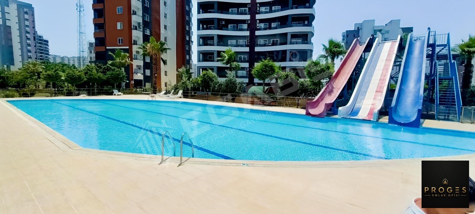 PROGES'TEN TÖMÜKTE HAVUZLU BAKIMLI 2+1 SATILIK DAİRE