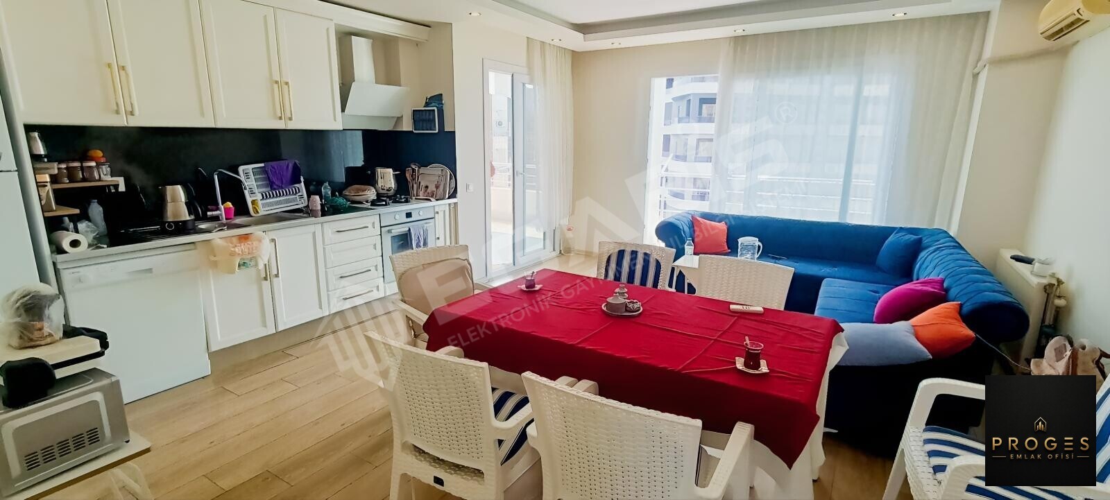 PROGES'TEN TÖMÜKTE HAVUZLU BAKIMLI 2+1 SATILIK DAİRE - 3