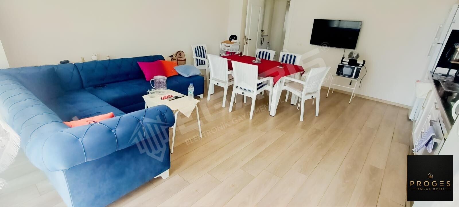 PROGES'TEN TÖMÜKTE HAVUZLU BAKIMLI 2+1 SATILIK DAİRE - 4