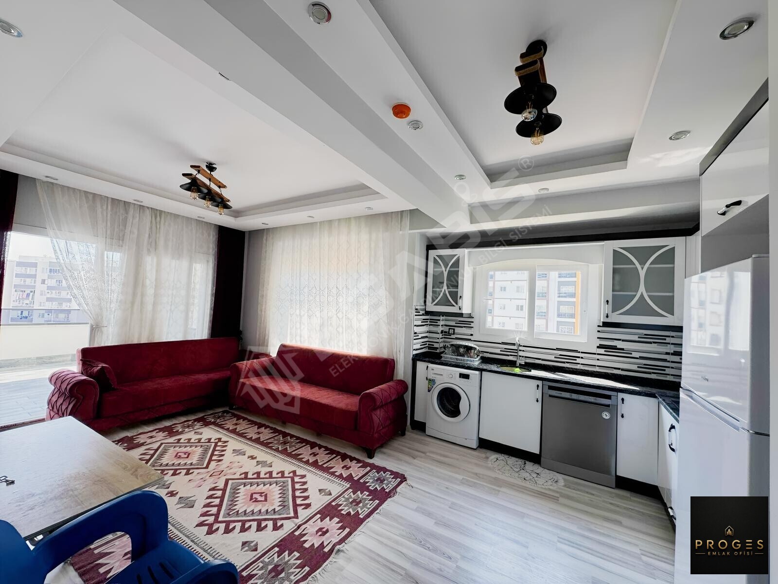 PROGES'TEN ARPAÇBAHŞIŞ MH DENİZ MANZARALI SATILIK 2+1 - 3