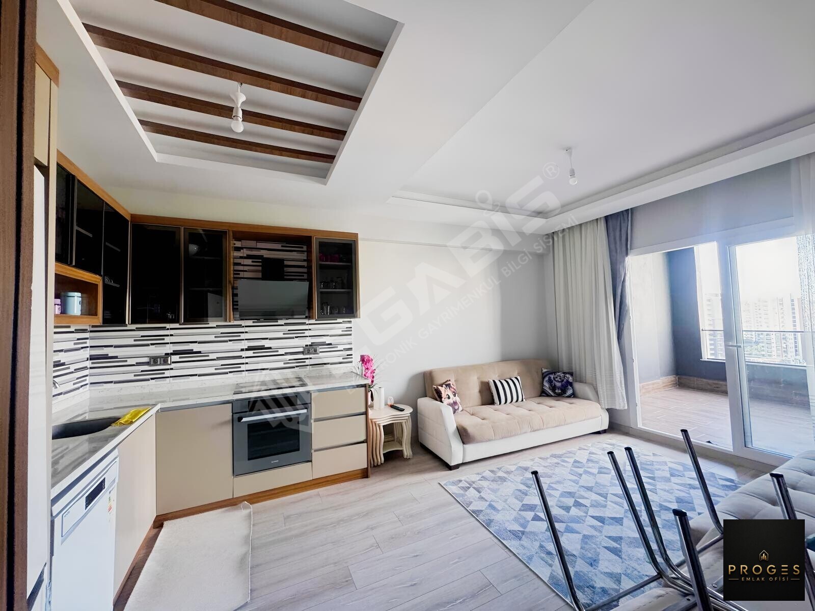 PROGES'TEN TÖMÜK MH DRNİZ MANZARALI SATILIK 1+1 - 6