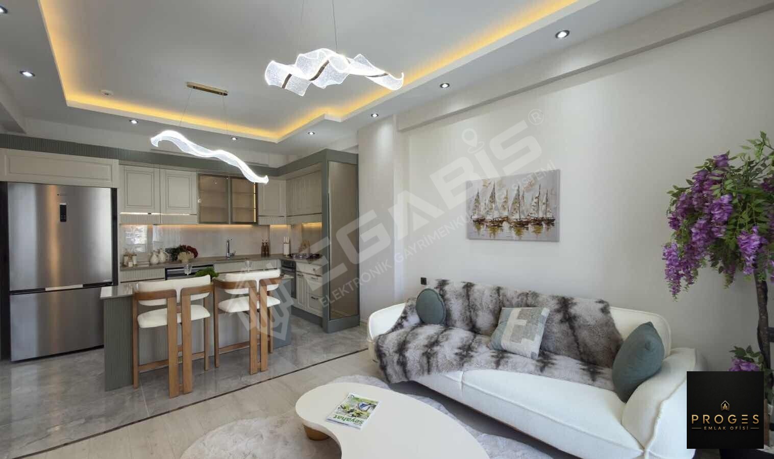 PROGES'TEN AYAŞ MH LÜX SİTEDE SATILIK 1+1 - 3