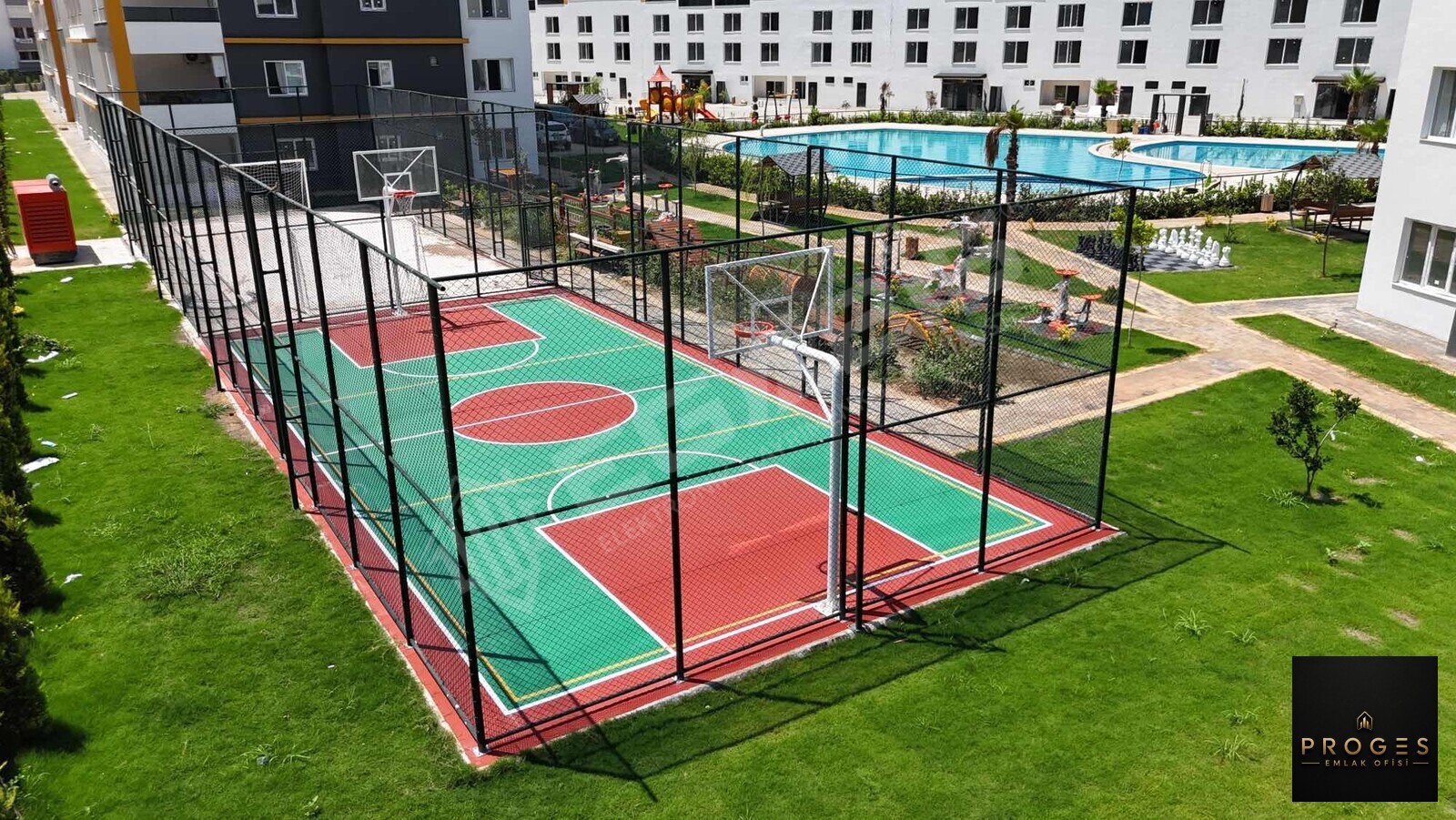 PROGES'TEN TÖMÜK MAH SOSYAL ALANI BOL 60M2 NET 1+1 KİRALIK - 34