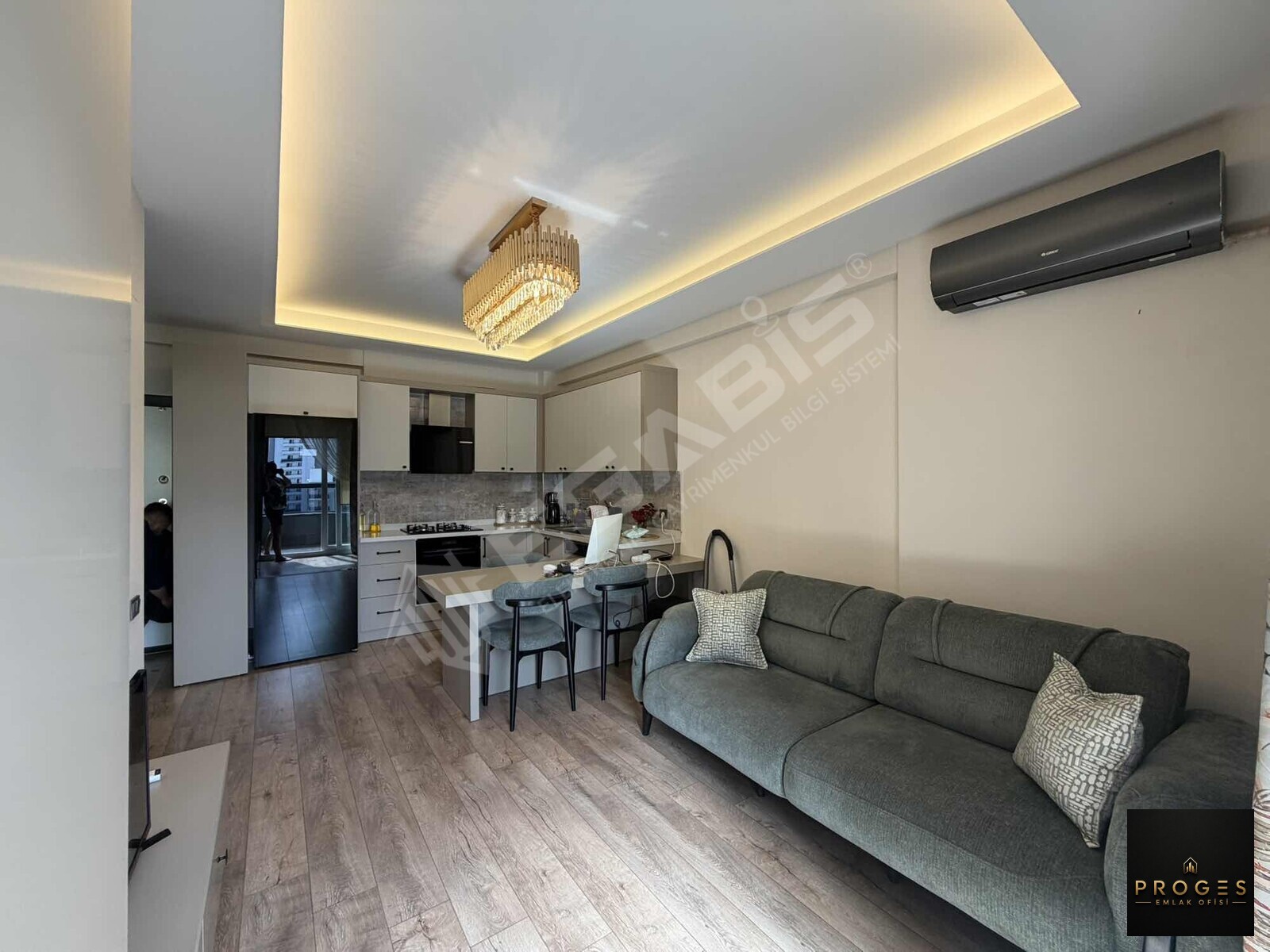 PROGES'TEN ARPAÇBAHŞIŞ MH KISMI EŞYALI SATILIK 1+1 - 2