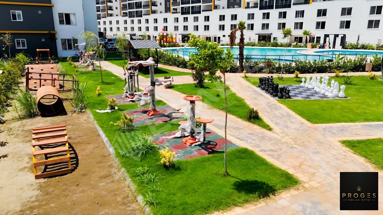 PROGES'TEN FULL SOSYAL DONATILI 1+1 TATİL KÖYÜ FIRSATT DAİRE - 8