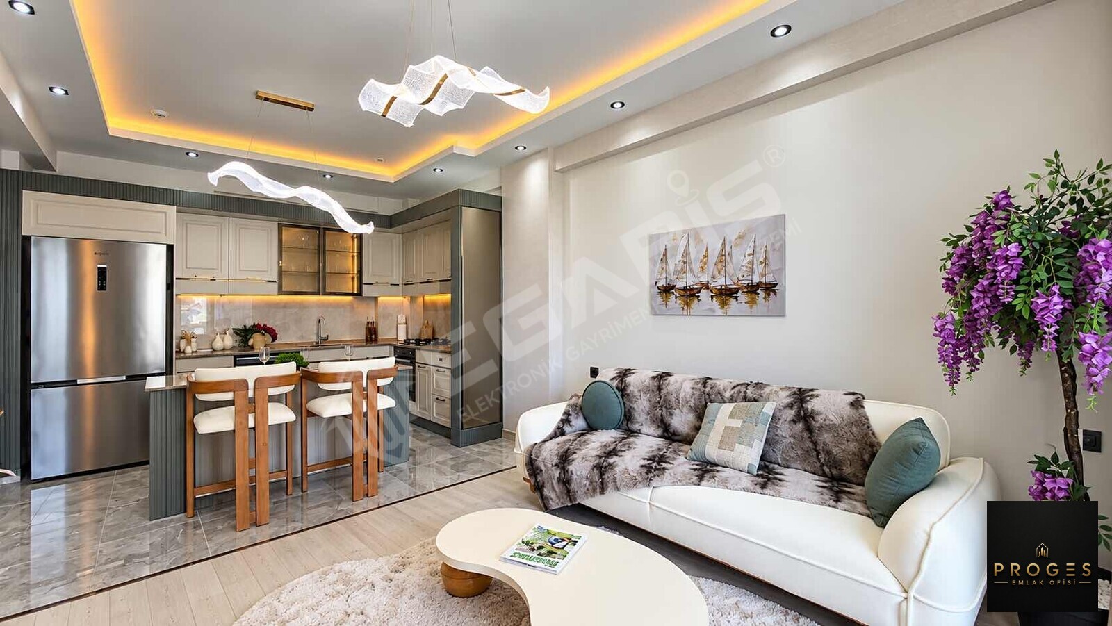 PROGES'TEN AYAŞTA LUX CONCEPT SİTEDE SATILIK 1+1 - 2