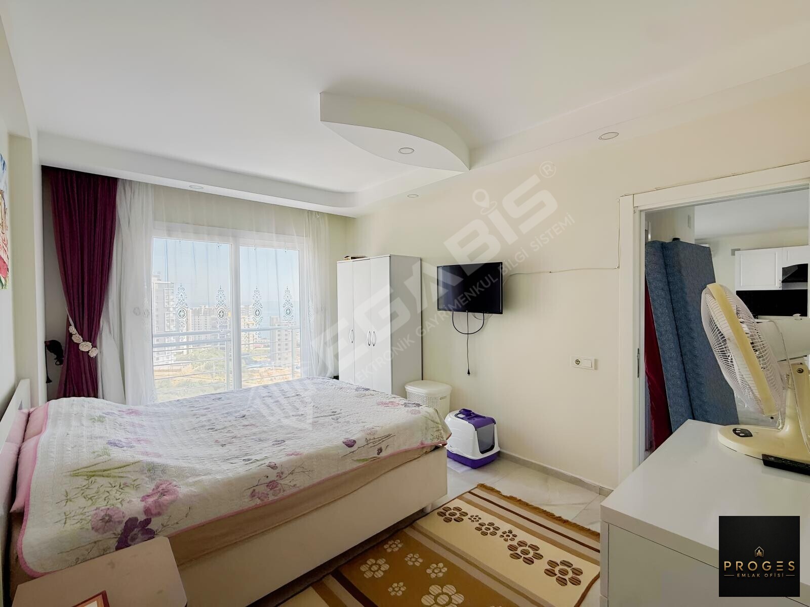 PROGES'TEN AYAŞ MH DENİZ MANZARALI EŞYALI SATILIK 2+1 - 15