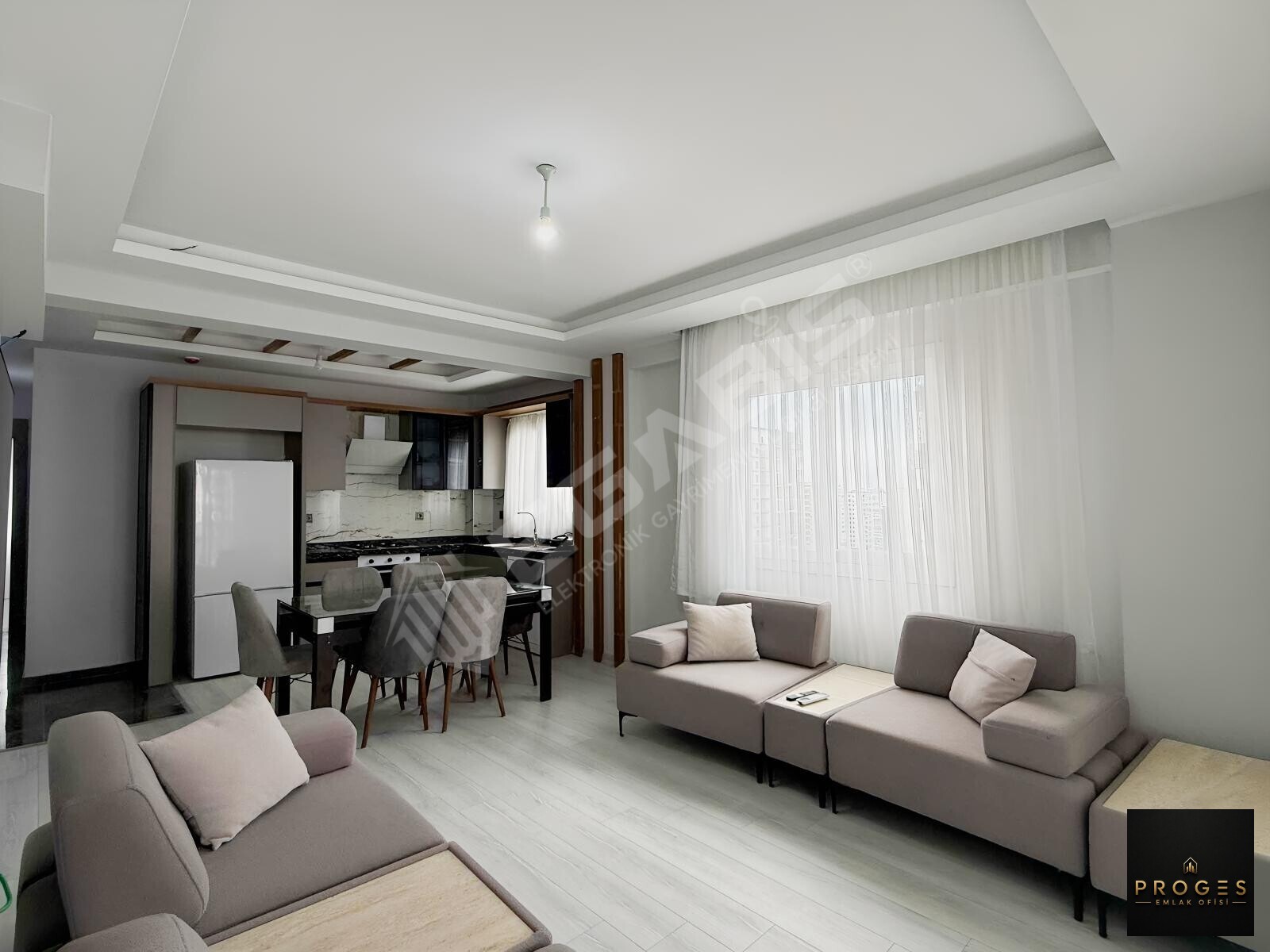 PROGES'TEN MODERN LUX SİTEDE EŞYALI 2+1 - 4