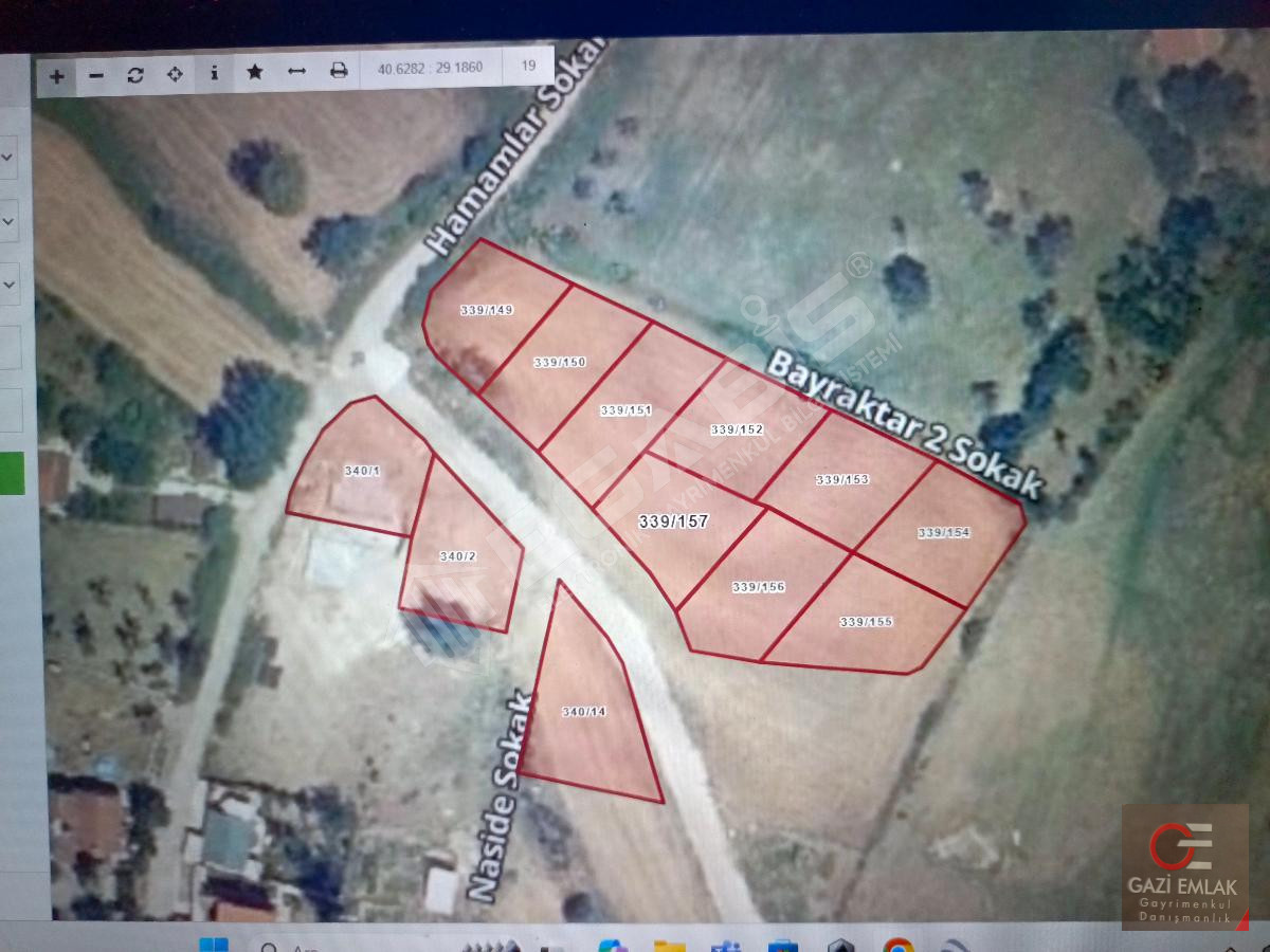 ""GAZİ EMLAK""Akköy'de 436 metrekare İnşaata hazır İmarlı ARSA - 6
