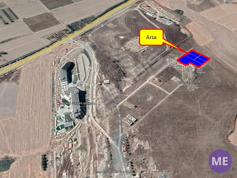 Ankara Ayaş Uğurçayırı Mahallesi Kaplıca Oteline Yakın Süper Konumlu Arsa - 3