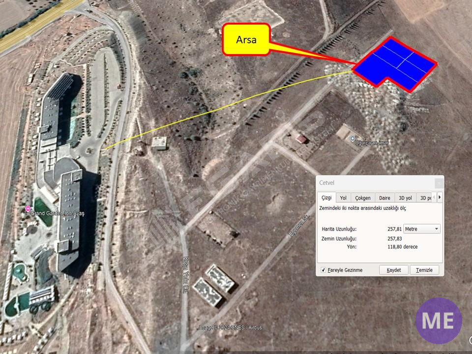 Ankara Ayaş Uğurçayırı Mahallesi Kaplıca Oteline Yakın Süper Konumlu Arsa - 4