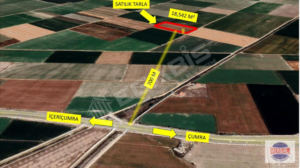 İçeriçumra Mah. Satılık Tarla Fiyatı Düştü..
