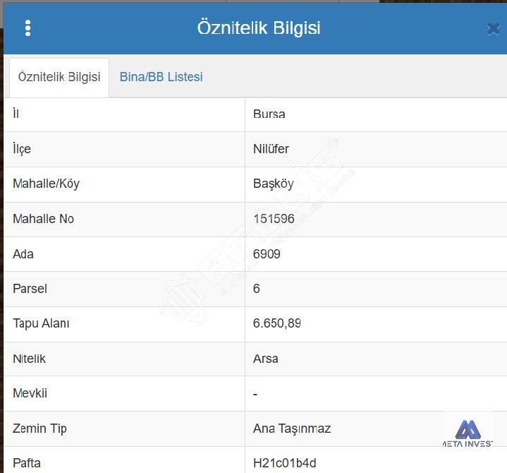 META INVEST BAŞKÖY SANAYİ BÖLGESİNDE İMARLI ARSA - 3