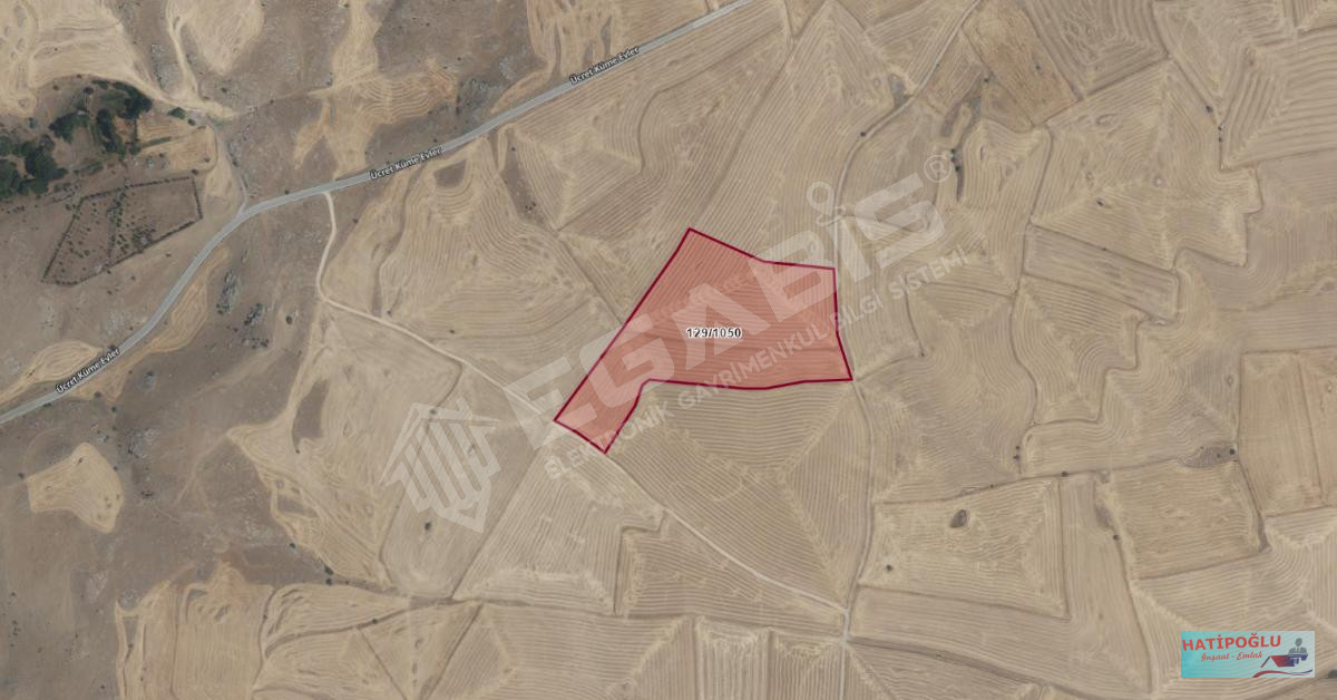 TEMELLİ-ÜCRET MAH. SATILIK HİSSELİ ( 3.275 ) METREKARE TARLA - 2